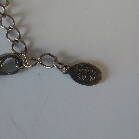 Necklace Fish Pendant Long Silver Tone Rhinestones American Eagle Outfitters - Picture 14 of 14